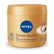 NIVEA Cocoa Butter Body Cream for Dry Skin with Vitamin E, 48Hr Moisturizer, 16 oz