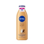 NIVEA Cocoa Butter Body Lotion for Dry Skin with Hyaluronic Acid, 72Hr Moisturizer, 8.4 fl oz