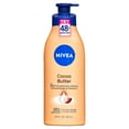 NIVEA Cocoa Butter Body Lotion with Deep Nourishing Serum, 16.9 Fl Oz