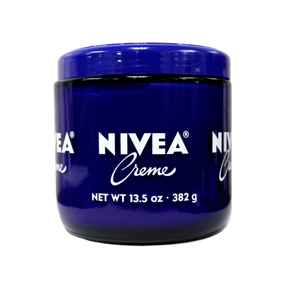 NIVEA Crame Body, Face & Hand Moisturizing Cream - 13.5 oz Glass Jar Pack of 2