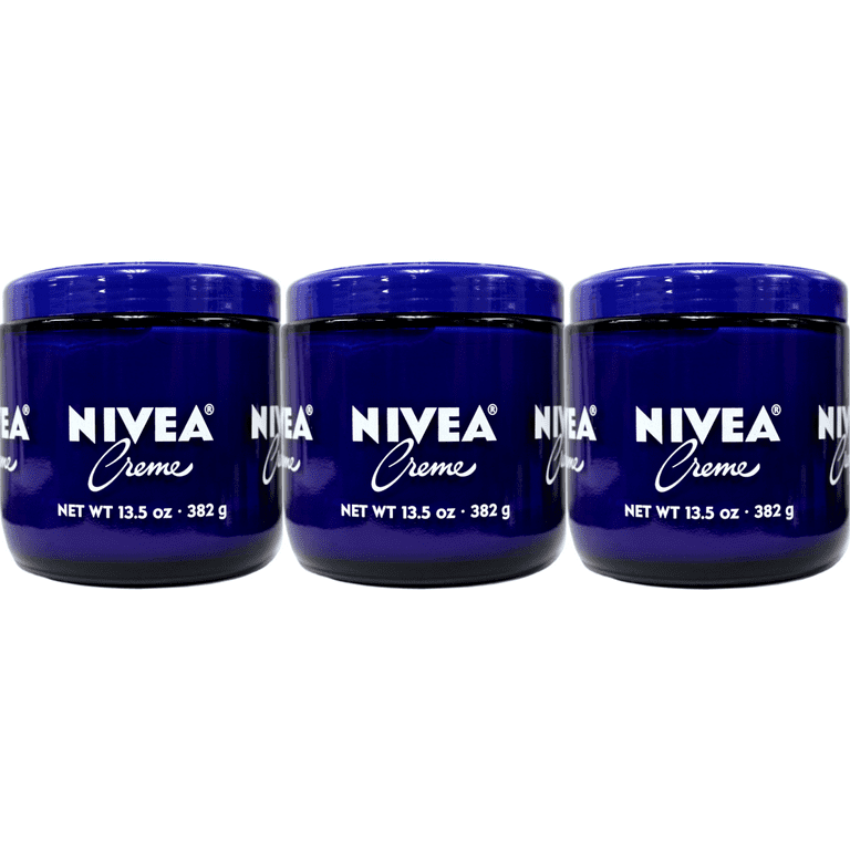 NIVEA Crème Body, Face & Hand Moisturizing Cream, 13.5 oz Glass