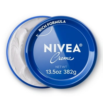 NIVEA Creme Body, Face and Hand Moisturizing Cream, 13.5 Oz Jar