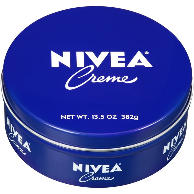 NIVEA Creme Body, Face and Hand Moisturizing Cream, 13.5 Oz Tin