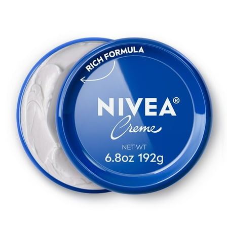 NIVEA Creme Body, Face and Hand Moisturizing Cream, Provitamin B5, Daily Moisturizer, 6.8 oz