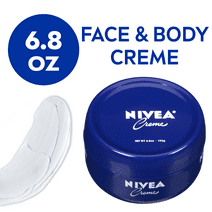 NIVEA Creme Body, Face and Hand Moisturizing Cream, 6.8 Oz Jar