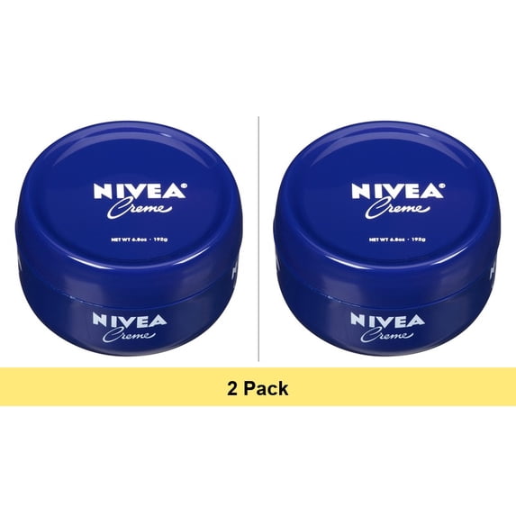 NIVEA Creme Body, Face and Hand Moisturizing Cream, Provitamin B5, Daily Moisturizer, 6.8 oz - 2 Pack