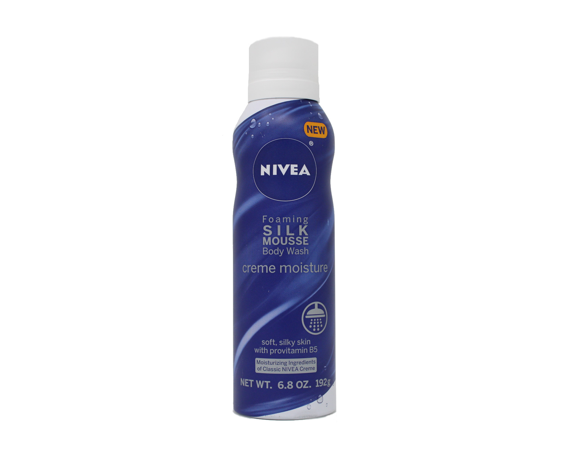NIVEA Creme Moisture Foaming Silk Mousse Body Wash, 6.8 Ounce - image 1 of 2