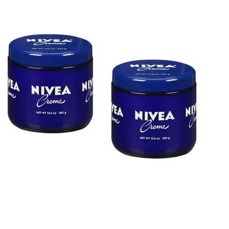 NIVEA Creme, Rich Moisturizing Cream, Use After Hand Washing, 13.5 oz. Jar - 2 Pack