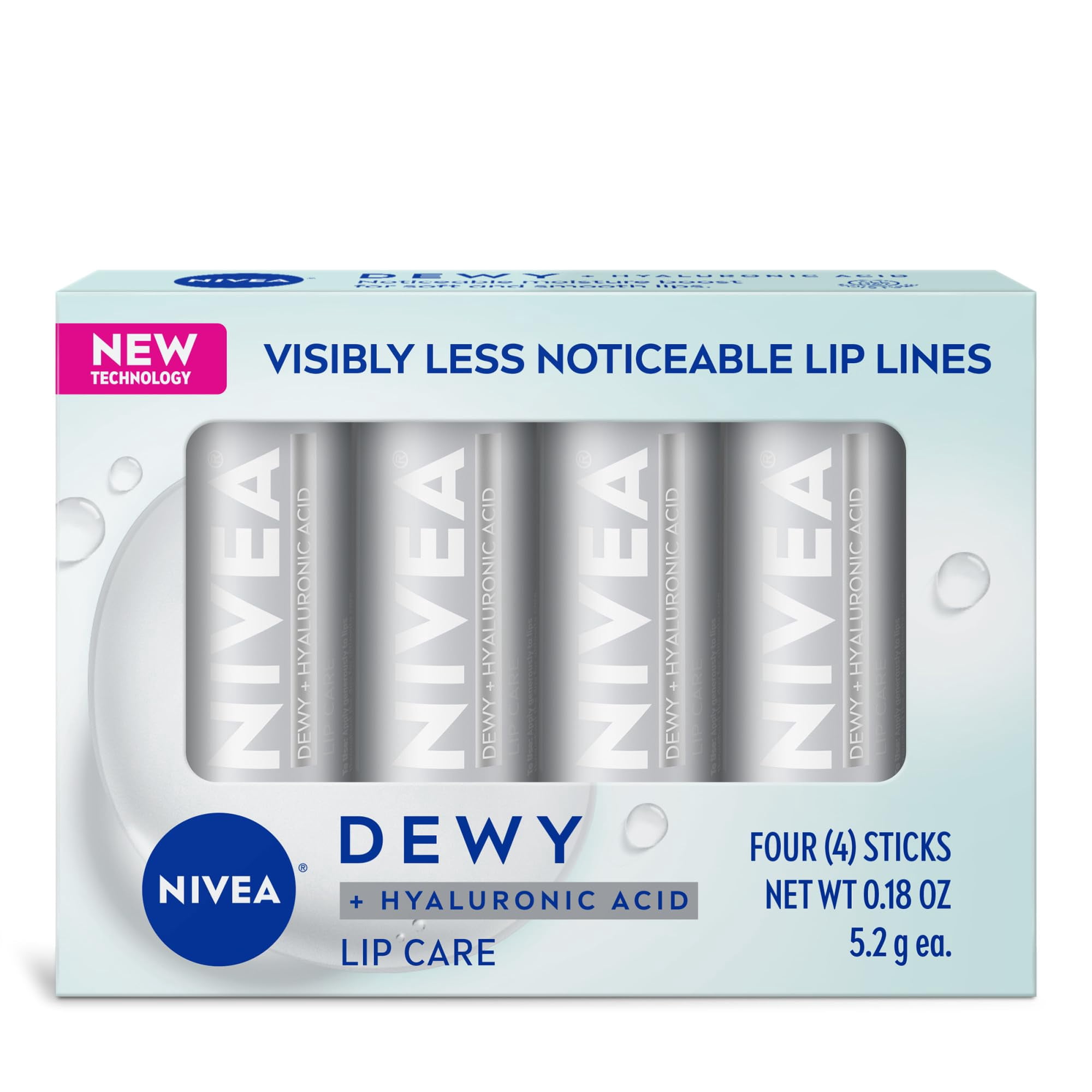 NIVEA Dewy Lip Balm With HYZ01 Hyaluronic Acid Leaves Visibly Less nivea-dewy-lip-balm-with-hyz01-hyaluronic-acid-leaves-visibly-less