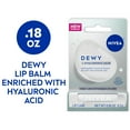 NIVEA Dewy Lip Care with Hyaluronic Acid Lip Balm, 0.18 oz Tube, Pack