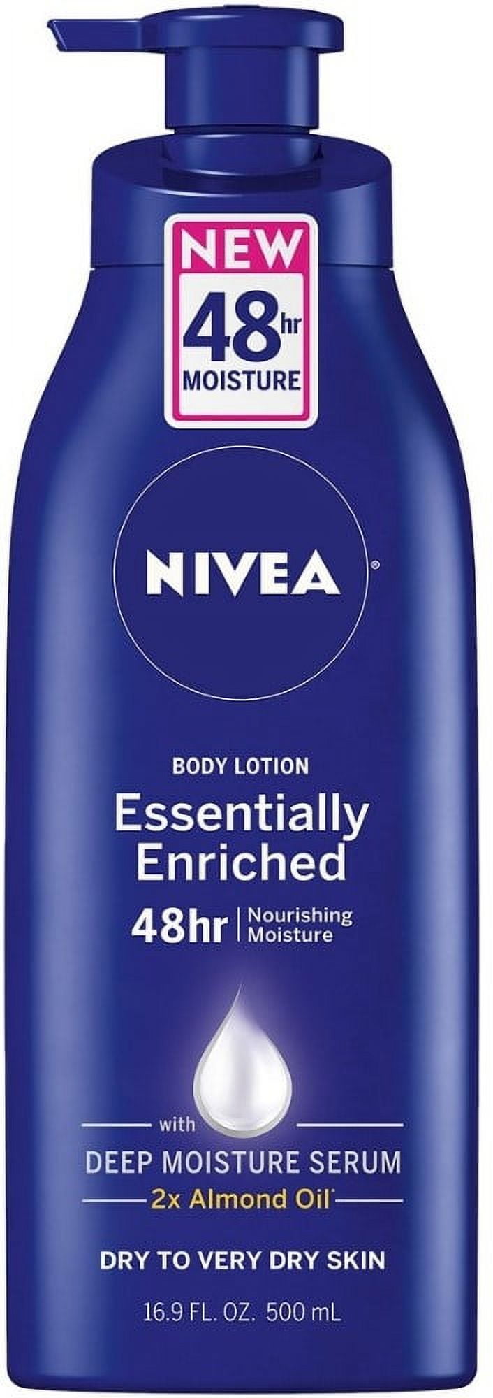 NIVEA Essentially Enriched Body Lotion 16.9 oz (Pack of 2)