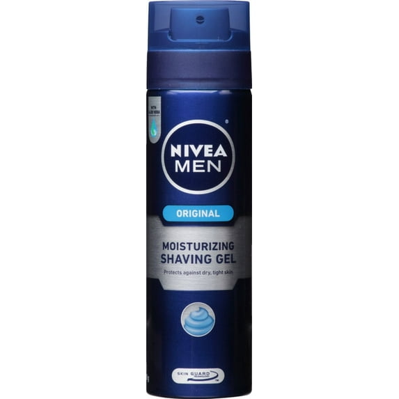 NIVEA FOR MEN Moisturizing Shaving Gel 7 oz (Pack of 4)