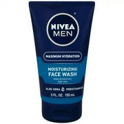 NIVEA FOR MEN Original Moisturizing Face Wash 5 oz Pack of 2