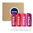 thumbnail image 1 of NIVEA Lip Care Fruit Variety Pack - Tinted Lip Balm for Beautiful, Soft Lips - Pack of 4, 1 of 4
