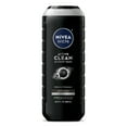 thumbnail image 1 of NIVEA MEN Active Clean 3-in-1 Men's Body Wash with Charcoal, Vanilla Bourbon Scent, 16.9 fl oz, 1 of 13