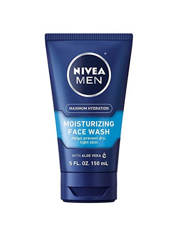 MEN Maximum Hydration Moisturizing Face Wash with Aloe Vera, 5 Fl Oz Tube