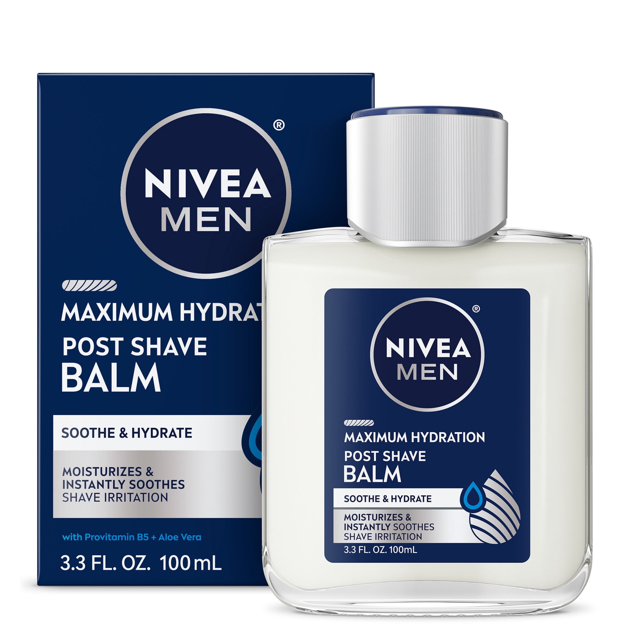 NIVEA MEN Hydration Post Shave Balm, 3.3 fl oz, Aftershave