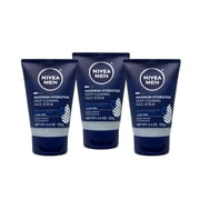 NIVEA MEN Maximum Hydration Deep Cleaning Face Scrub With Aloe Vera, 3 Pack of 4.4 Oz Tubes