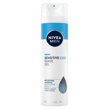 NIVEA MEN Sensitive Cool Shave Gel, Seaweed Extract, Shaving for Men with Sensitive Skin, 7 oz