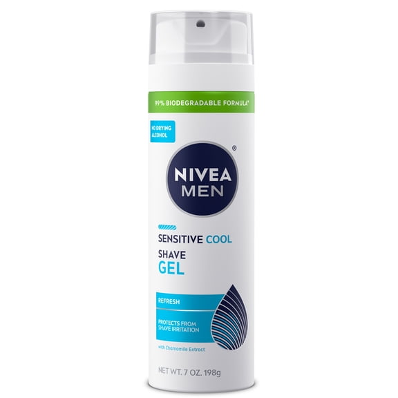 NIVEA MEN Sensitive Cool Shave Gel, 7 oz