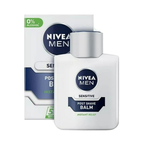 NIVEA MEN Sensitive Post Shave Balm with Vitamin E, Chamomile and Witch Hazel Extracts 100ml (3.3 fl oz)