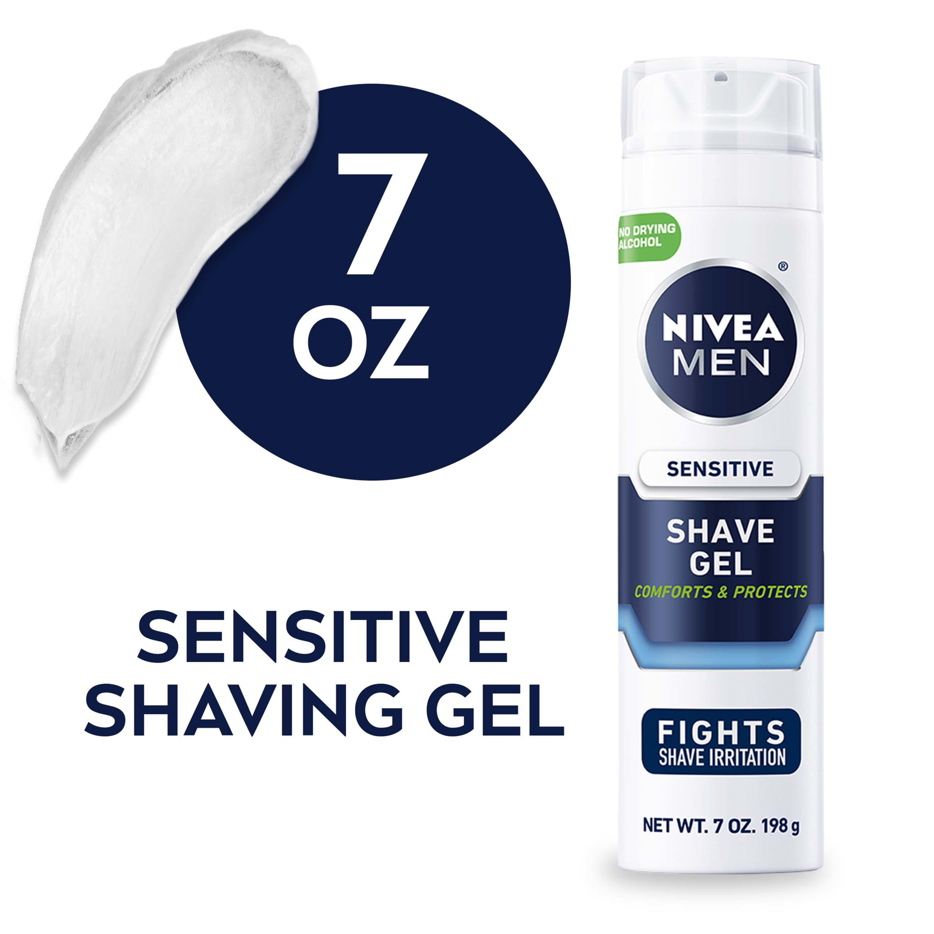 Nivea Sensitive – Gel de afeitar para hombre, 7 onzas – Yaxa Store