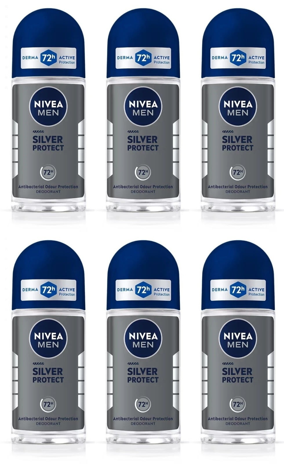 NIVEA MEN Silver Protect Anti-Perspirant Roll-On Deodorant