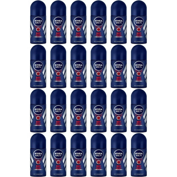 NIVEA Men Dry Impact Anti-Persipriant Deodorant 72 Hours Bulk Pack of 24