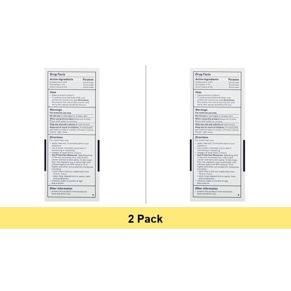 NIVEA Men Sensitive Protective Lotion Sunscreen SPF 15 2.5 oz - 2 Pack