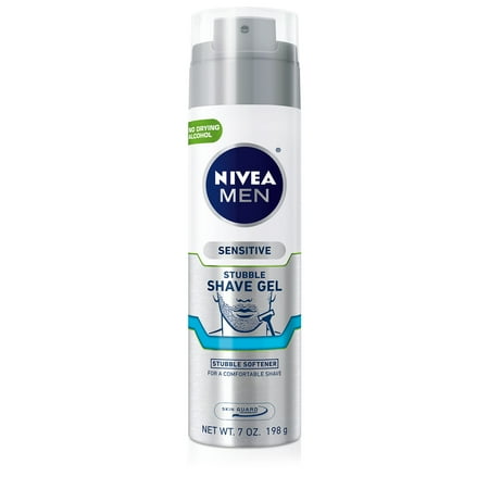 NIVEA Men Sensitive Stubble Shave Gel - 7 Oz Can