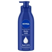 NIVEA Nourishing Body Milk Lotion 400ml, 48-Hour Moisturization, With 2X Almond Oil For Very Dry Skin