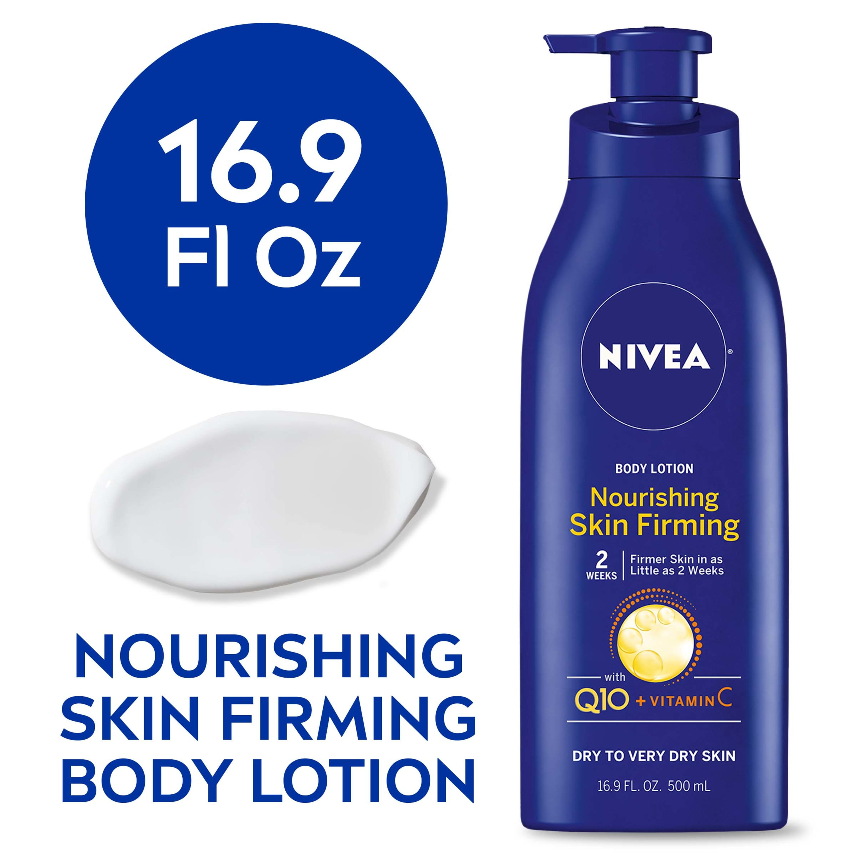 tolerance svovl mistet hjerte NIVEA Nourishing Skin Firming Body Lotion with Q10 and Vitamin C, 16.9 Fl  Oz Pump Bottle - Walmart.com
