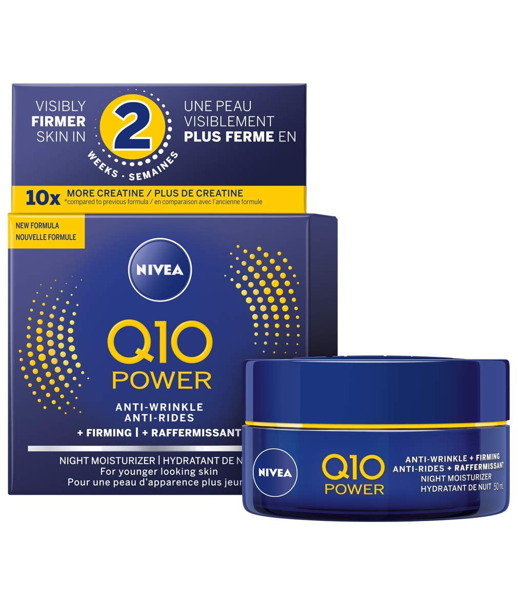NIVEA Q10 plus Anti-Wrinkle Night Care 50ml - Pack of 2