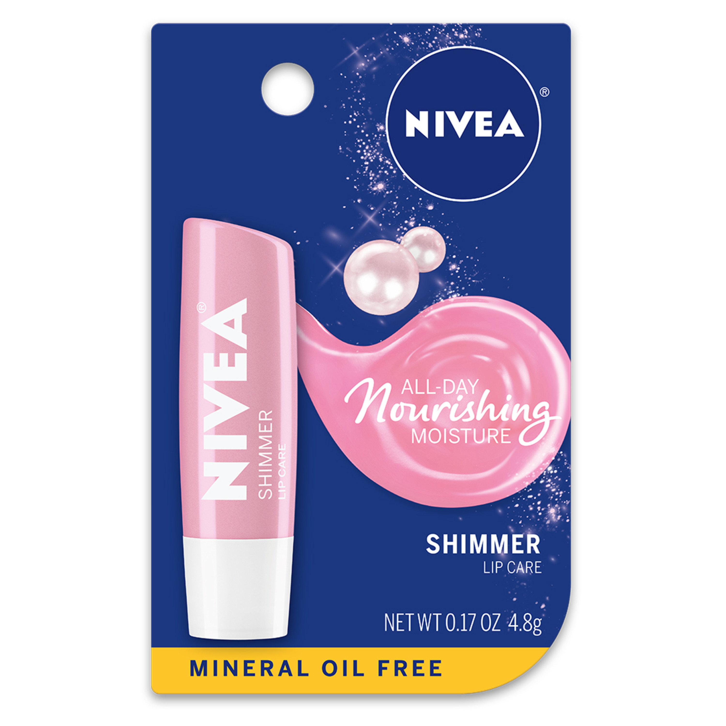 NIVEA Shimmer Lip Care 0.17 oz. Carded Pack - image 1 of 4