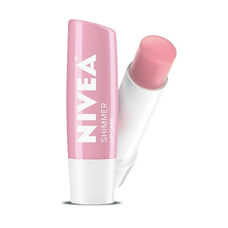 NIVEA Shimmer Lip Care, Moisturizing Lip Balm Stick, 0.17 Oz
