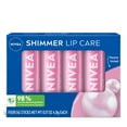 thumbnail image 1 of NIVEA Shimmer Lip Care - Tinted Lip Balm for Beautiful, Soft Lips - Pack of 4, 1 of 9