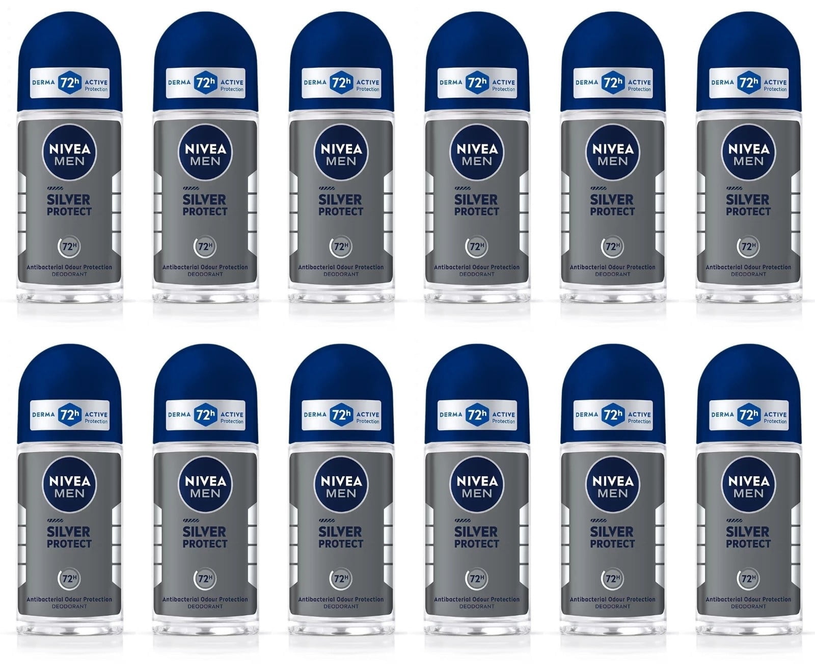 NIVEA Silver Protect Anti-Perspirant, Antibacterial Roll-On