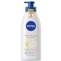 NIVEA Sheer Hydration Skin Firming Body Lotion, Q10 and Creatine, Lightweight, 16.9 fl oz