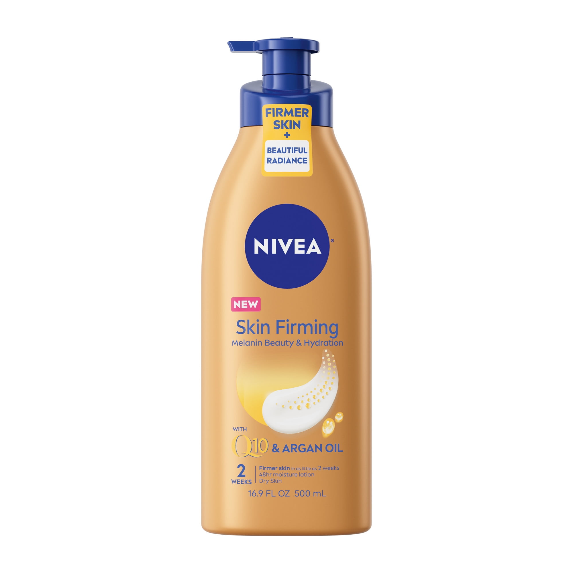Nivea skin firming sheer hydration body lotion with q10 and creatine