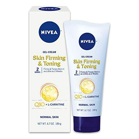 NIVEA Skin Firming and Toning Body Gel Cream with Q10, Firming Body Cream, Moisturizing Skin Cream,