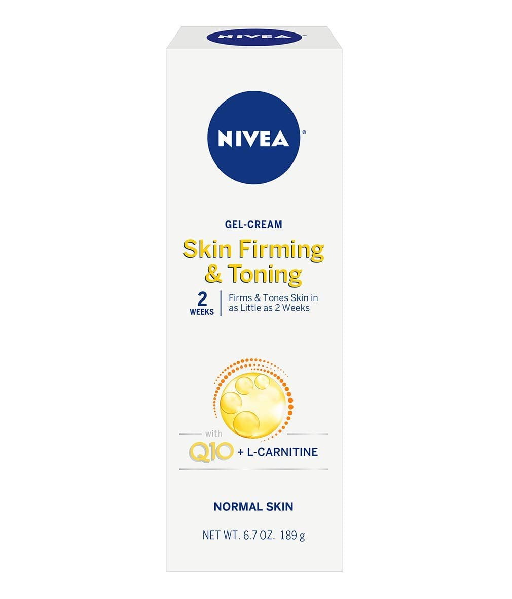 NIVEA Skin Firming and Toning Body Gel Cream with Q10, Firming Body Cream, Moisturizing Skin Cream,