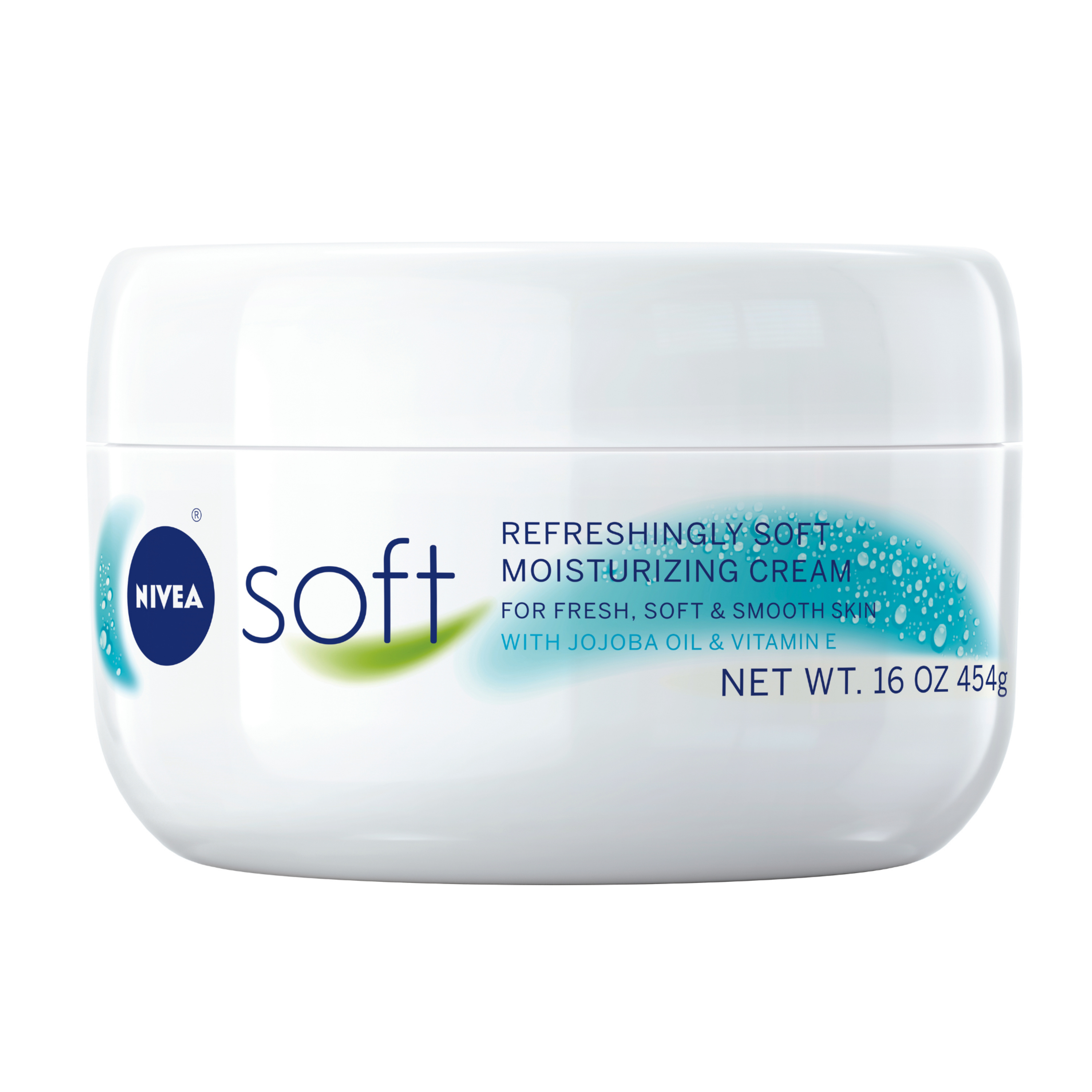 NIVEA Soft Cream, Refreshingly Soft Moisturizing Cream, Body Cream, Hand Cream, Face Cream, 16 Oz Jar - image 1 of 9