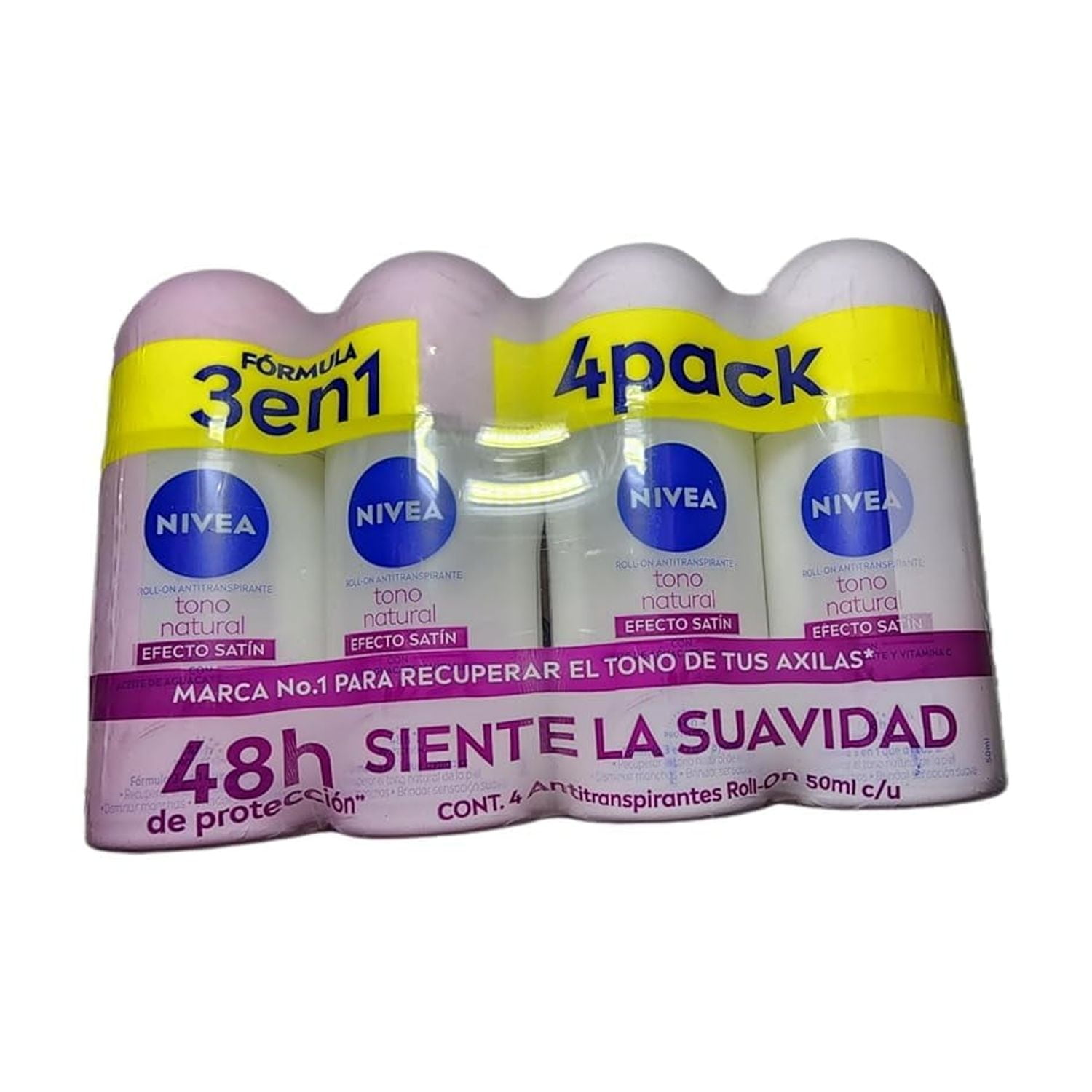 NIVEA Tono Roll-on Deodorant, 48-Hour Protection, Evens Skin Tone