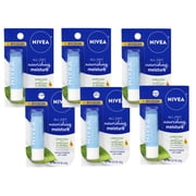 NIVEA a Kiss of Smoothness Hydrating Lip Care SPF 15, 0.17 oz Pack of 6