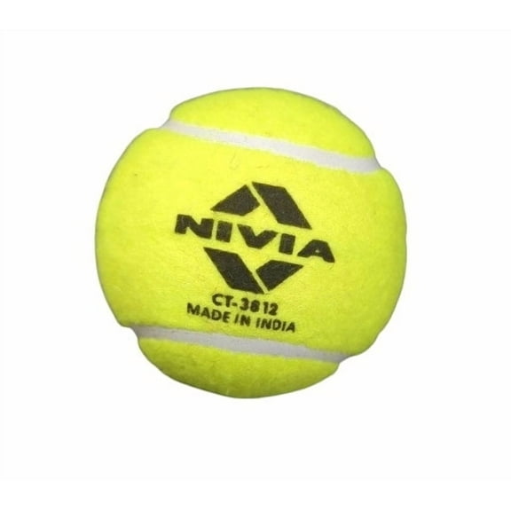 NIVIA Heavy Tennis Ball, Yellow, Senior Size