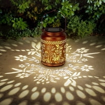 Qoosea Solar Lantern Outdoor Waterproof Garden Decor, Hummingbird ...