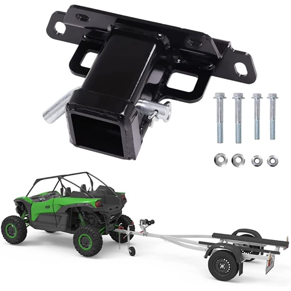 UTV 2 Inch Rear Trailer Hitch Receiver For 2022+ Polaris RZR Pro R & Pro R 4 - No Drill Installation 5 thumbnail image