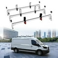 thumbnail image 1 of NIXFACE 3 Bars Van Roof Ladder Rack Cargo Racks for Ford Transit Connect 2014-2023 White, 1 of 4