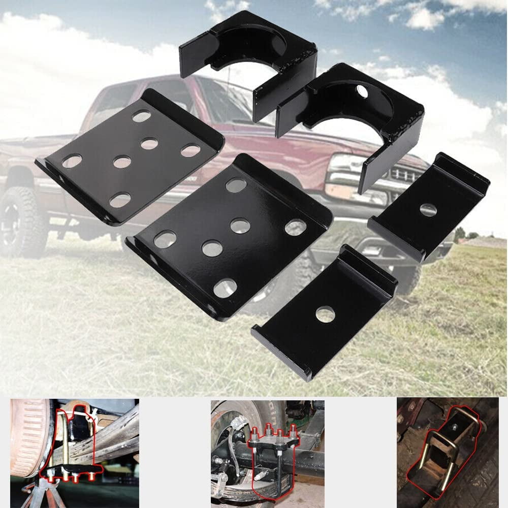 NIXFACE 6" Rear Axle Flip Kit Lowering Drop Kit for 9906 Chevy