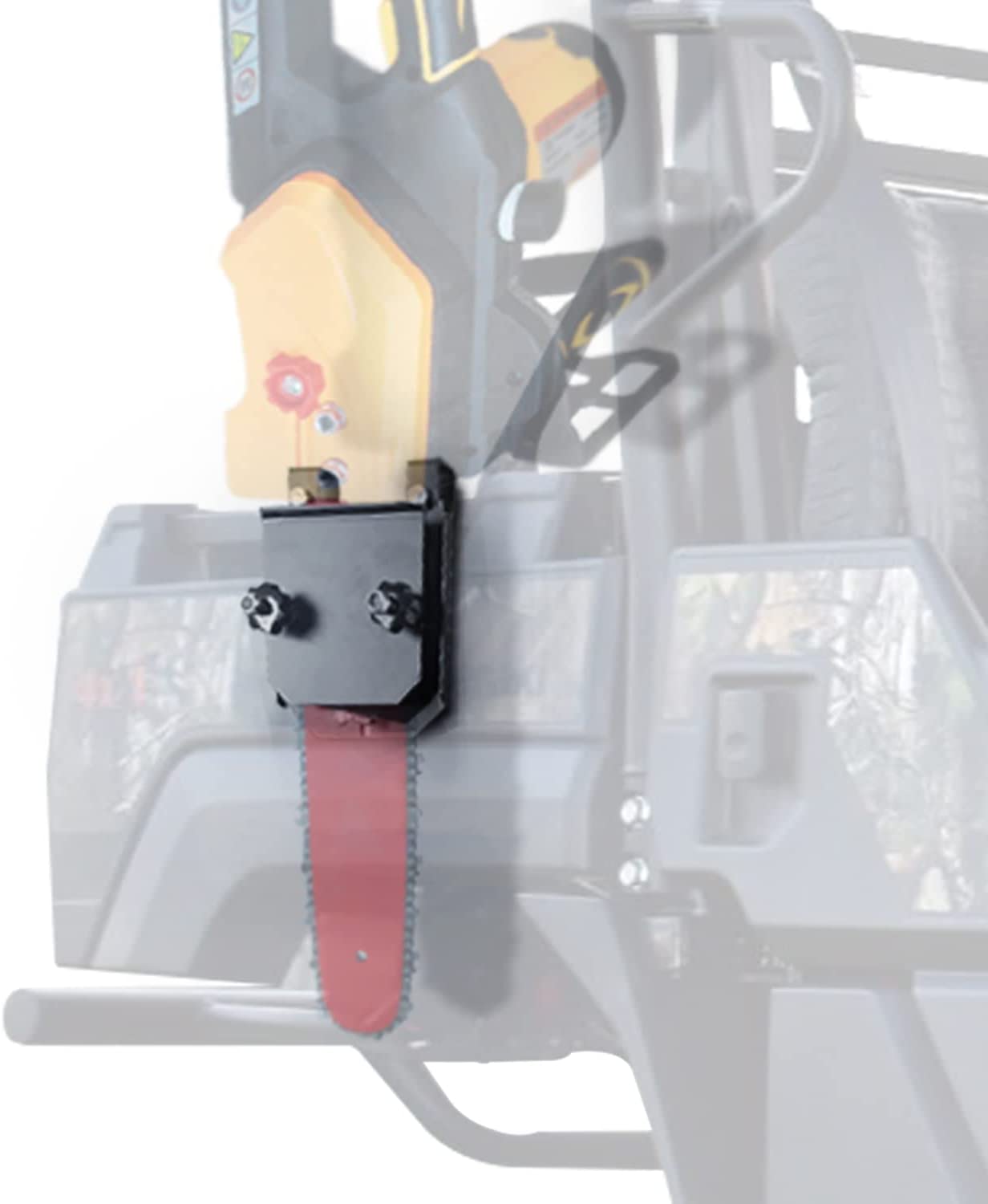 NIXFACE Chainsaw Holder for Tractor,Chainsaw Mount Fits Any Length ATV UTV Chainsaw Mount